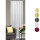Dekoschal Streifen halbtransparent Universalband 140x 145cm weiß - perlweiß