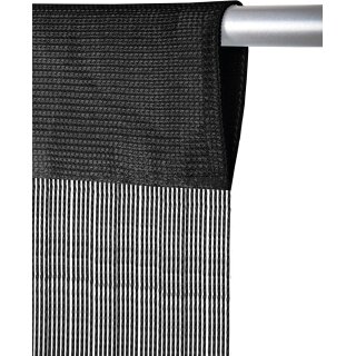 Schwarz plus Gardinenstange