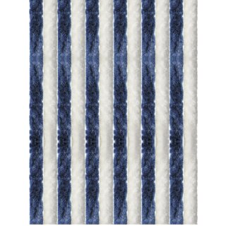 Unistreifen Dunkelblau und Weiß