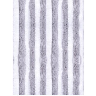 Unistreifen Hellgrau und Weiß