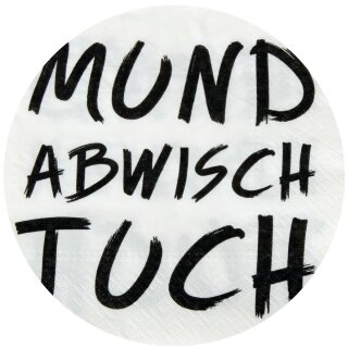 Mund abwisch Tuch