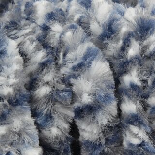 Meliert Blau, Weiß & Silber