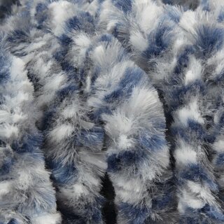 Meliert Blau, Weiß & Silber