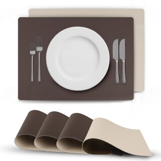 Beige/Braun (Uni)