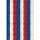 Unistreifen rot - weiß - blau