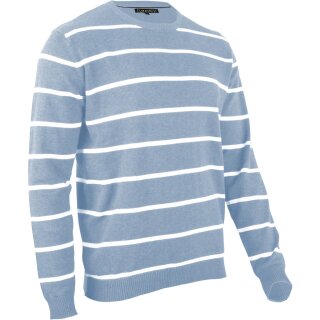 gestreift - hellblau - jeans blau / weiss