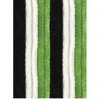 Unistreifen Schwarz, Grün und Weiß