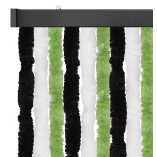 Unistreifen Schwarz, Grün und Weiß