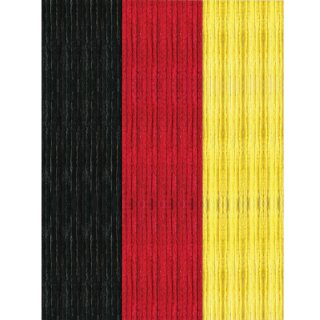 Unistreifen Schwarz, Rot und Gelb