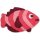 Fisch rot - cranberry