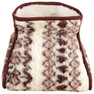Beige gemustert